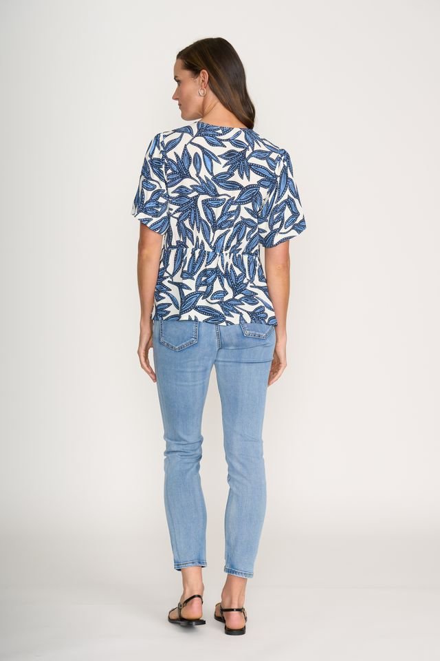 Foil Social Blossom Top